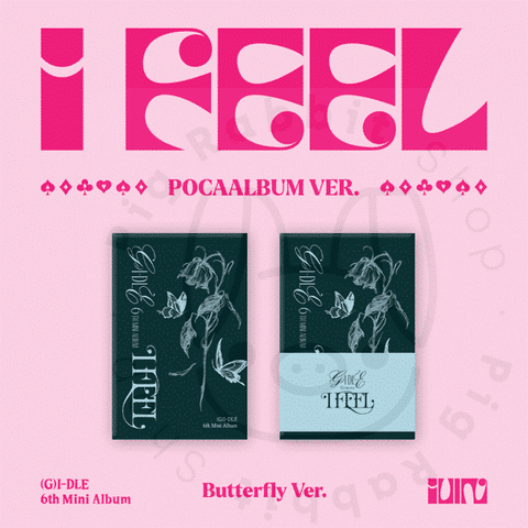 (G)I-DLE 6th Mini Album - I feel (PocaAlbum Ver.) - Pig Rabbit Shop Kpop store Spain