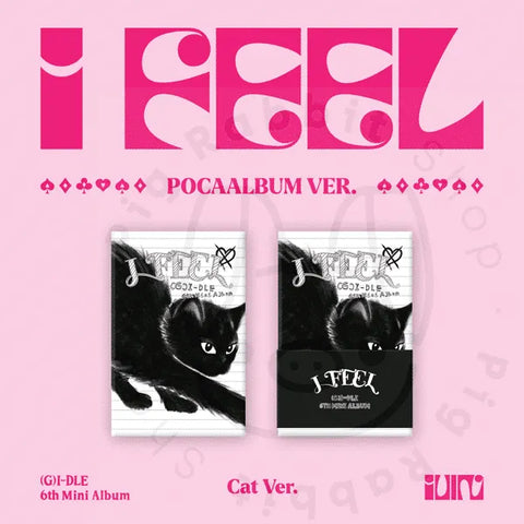 (G)I-DLE 6th Mini Album - I feel (PocaAlbum Ver.) - Pig Rabbit Shop Kpop store Spain