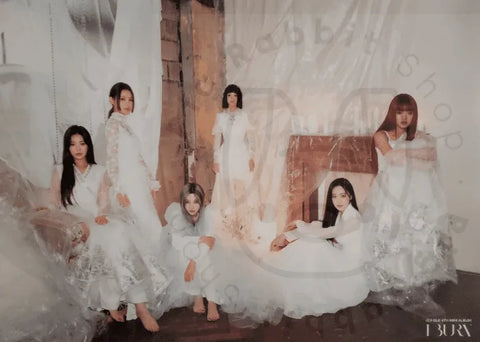 (G)I-DLE - I burn [ winter ] poster - Pig Rabbit Shop Kpop store Spain
