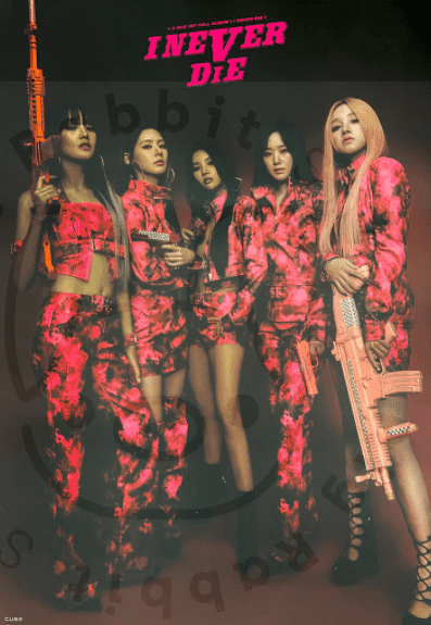 (G)I-DLE - I never die [ Chill ] poster - Pig Rabbit Shop Kpop store Spain