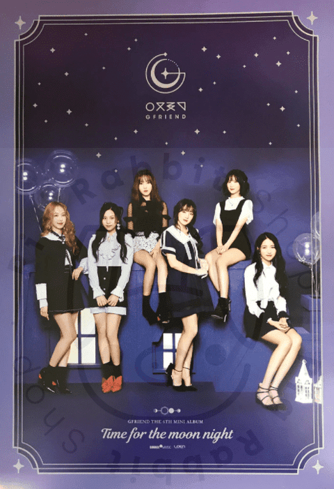 Gfriend - Time for the moon night [ b ] poster - Pig Rabbit Shop Kpop store Spain