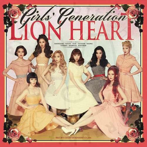 GIRLS GENERATION 5th album - Lion heart - Pig Rabbit Shop Kpop store Spain