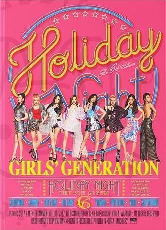 GIRLS GENERATION 6th album – Holiday night [ holiday ] poster - Pig Rabbit Shop Kpop store Spain