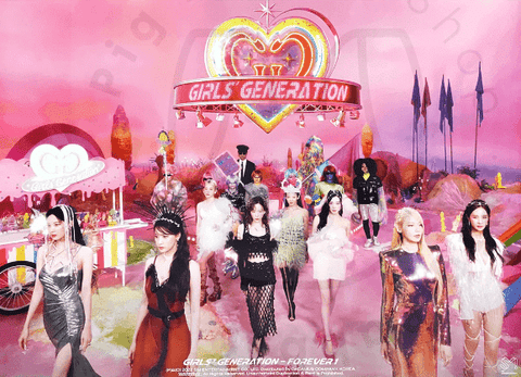 Girls' Generation Album Vol. 7 - FOREVER 1 (STANDARD Ver.) poster - Pig Rabbit Shop Kpop store Spain