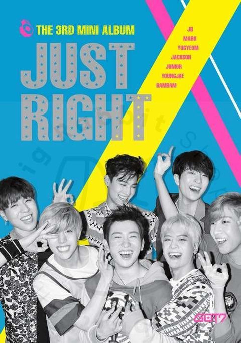 GOT7 3rd mini album - Just right - Pig Rabbit Shop Kpop store Spain