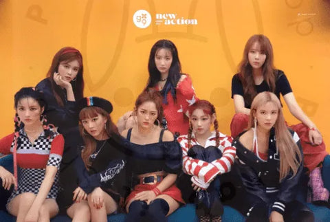 GUGUDAN - Act 5. New action [ a ] poster - Pig Rabbit Shop Kpop store Spain