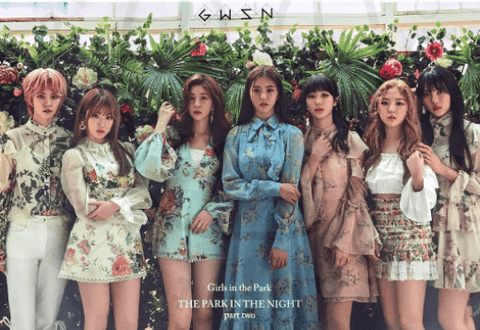 GWSN - The park in the night pt. 2 [ a ] poster - Pig Rabbit Shop Kpop store Spain