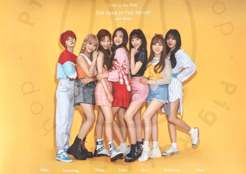 GWSN - The park in the night pt. 3 [ 1 ] poster - Pig Rabbit Shop Kpop store Spain