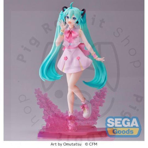 Hatsune Miku Series Sakura Miku Omutatsu Ver. Luminasta Sega - Pig Rabbit Shop Kpop store Spain