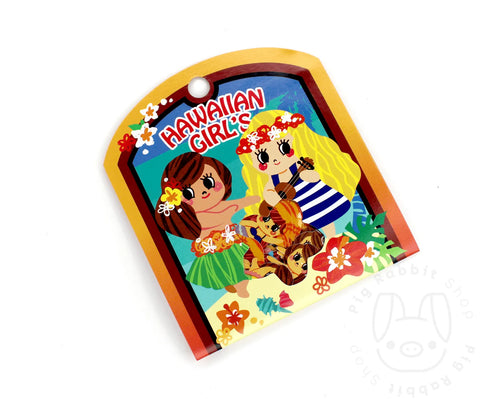 Hawaiian girls Pack Sticker Beats 70/unidades - Pig Rabbit Shop Kpop store Spain