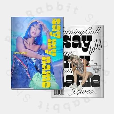 HyoLyn EP Album - SAY MY NAME - Pig Rabbit Shop Kpop store Spain