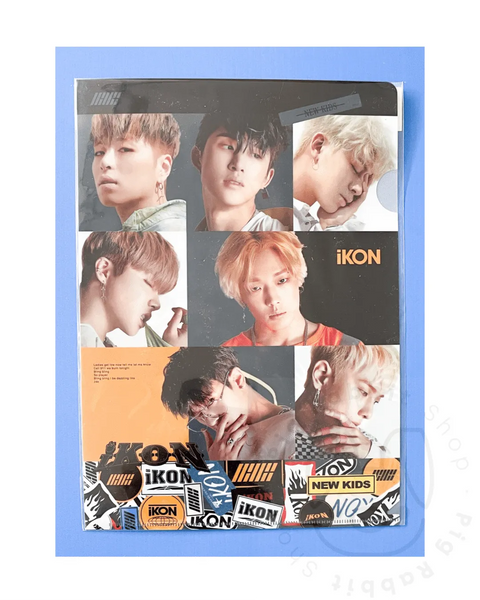 Ikon - Carpeta A4 - Pig Rabbit Shop Kpop store Spain