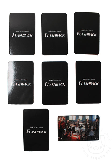 IKON Mini Album Vol. 4 - FLASHBACK Preorder photocard - Pig Rabbit Shop Kpop store Spain
