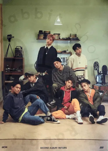 IKON - Return double sided poster - Pig Rabbit Shop Kpop store Spain