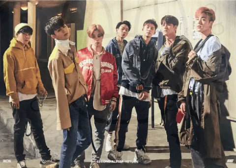 IKON - Return double sided poster - Pig Rabbit Shop Kpop store Spain