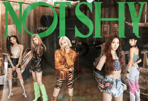 ITZY - Not shy [ b ] poster - Pig Rabbit Shop Kpop store Spain