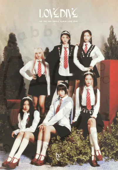 IVE – LOVE DIVE [ 1 ] poster - Pig Rabbit Shop Kpop store Spain