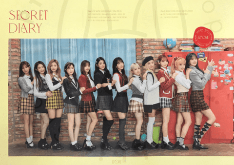 IZ*ONE - Secret diary [ photobook ] poster - Pig Rabbit Shop Kpop store Spain