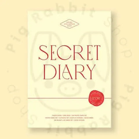 IZ*ONE - SPRING COLLECTION [SECRET DIARY] (PHOTOBOOK) - Pig Rabbit Shop Kpop store Spain