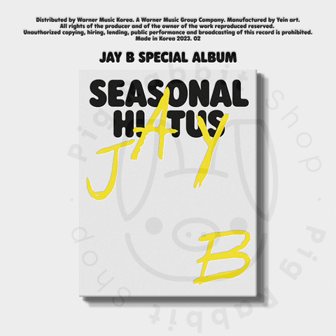 JAY B Special Album - Seasonal Hiatus - Pig Rabbit Shop Kpop store Spain