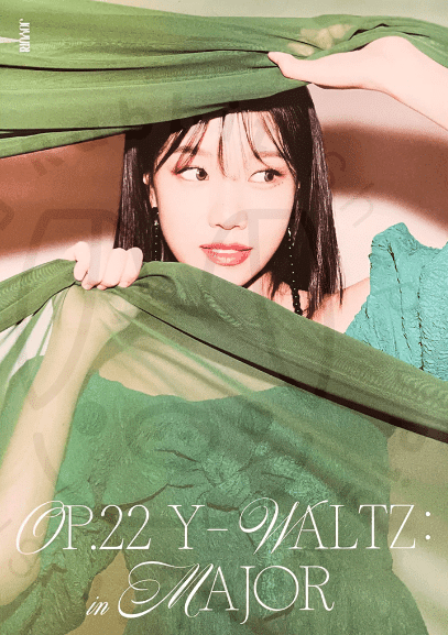 JO YURI Mini Album Vol. 1 - Op.22 Y-Waltz : In Major [ allegro A ] poster - Pig Rabbit Shop Kpop store Spain