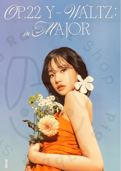 JO YURI Mini Album Vol. 1 - Op.22 Y-Waltz : In Major [ andante A ] poster - Pig Rabbit Shop Kpop store Spain