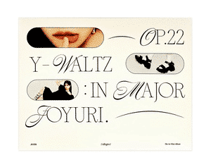 JO YURI Mini Album Vol. 1 - Op.22 Y-Waltz : In Major - Pig Rabbit Shop Kpop store Spain