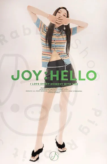 JOY - HELLO [ Case A ] poster - Pig Rabbit Shop Kpop store Spain