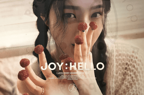 JOY - HELLO [ Cassette A ] poster - Pig Rabbit Shop Kpop store Spain