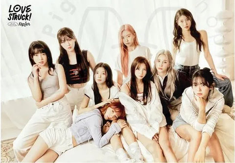 KEP1ER 4TH MINI ALBUM LOVESTRUCK (EYE CONTACT VER.) POSTER - Pig Rabbit Shop Kpop store Spain