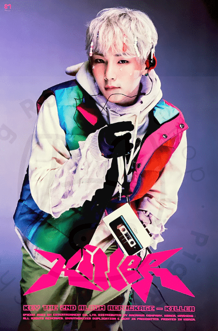 KEY 2ND ALBUM REPACKAGE (KILLER ZINE VER.) POSTER - Pig Rabbit Shop Kpop store Spain