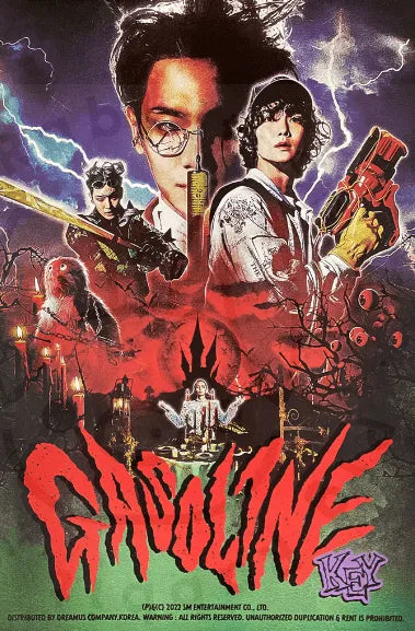 KEY Album Vol. 2 - Gasoline ( VHS ) poster - Pig Rabbit Shop Kpop store Spain