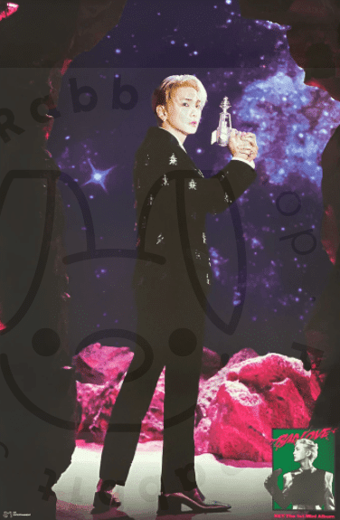 Key - Bad love [ space ray gun b ] poster - Pig Rabbit Shop Kpop store Spain