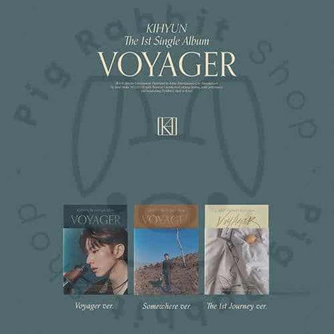 Kihyun SINGLE ALBUM Vol.1 - VOYAGER - Pig Rabbit Shop Kpop store Spain