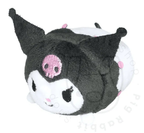 Kuromi peluche talla S Sanrio Characters (9cm) lying down - Pig Rabbit Shop Kpop store Spain
