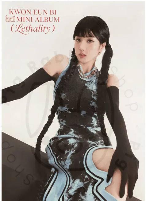 KWON EUNBI 3RD MINI ALBUM (LETHALY) B VER. POSTER - Pig Rabbit Shop Kpop store Spain