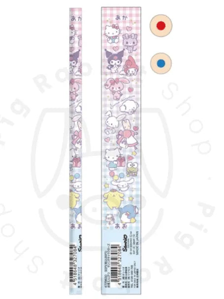 LAPIZ SANRIO CHARACTERS ROJO - Pig Rabbit Shop Kpop store Spain