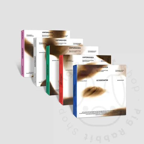 LE SSERAFIM 1st Studio Album - UNFORGIVEN (COMPACT Ver.) - Pig Rabbit Shop Kpop store Spain