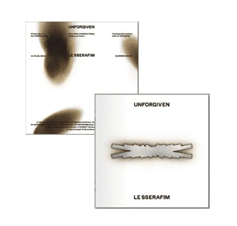 LE SSERAFIM 1st Studio Album - UNFORGIVEN (COMPACT Ver.) - Pig Rabbit Shop Kpop store Spain
