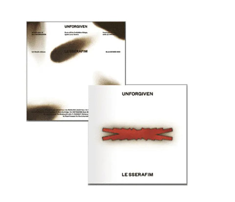LE SSERAFIM 1st Studio Album - UNFORGIVEN (COMPACT Ver.) - Pig Rabbit Shop Kpop store Spain