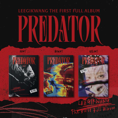 LEE GI KWANG THE 1st FULL ALBUM - Predator - Pig Rabbit Shop Kpop store Spain