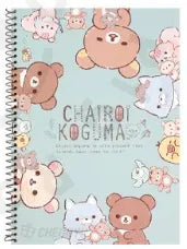 Libreta Chairoikoguma Rilakkuma Friends Friends A4 - Pig Rabbit Shop Kpop store Spain