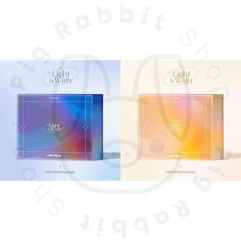 Lightsum 2nd single - Light a wish - Pig Rabbit Shop Kpop store Spain