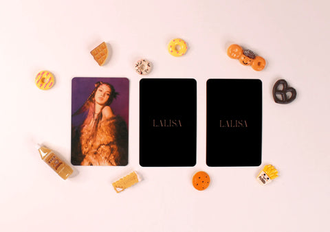 LISA 1st SINGLE ALBUM - LALISA Preorder Photorcard - Pig Rabbit Shop Kpop store Spain