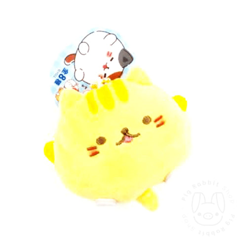 LLavero gato Nekomaru Pukiyu con Sonido (Amarillo) - Pig Rabbit Shop Kpop store Spain