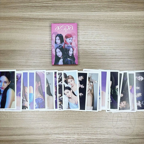 LOMOCARDS 30PCS AESPA v1 - Pig Rabbit Shop Kpop store Spain