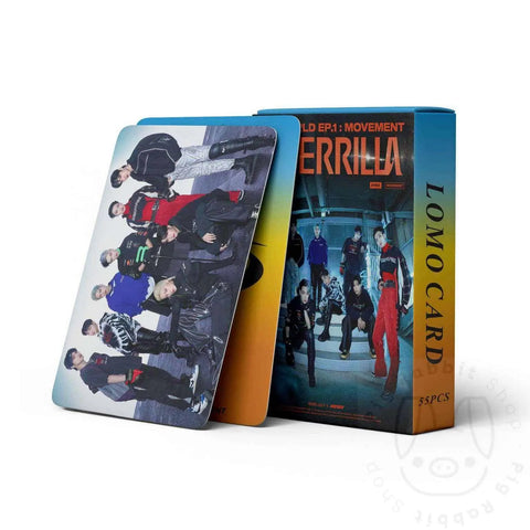 LOMOCARDS 54pcs ATEEZ Guerrilla - Pig Rabbit Shop Kpop store Spain