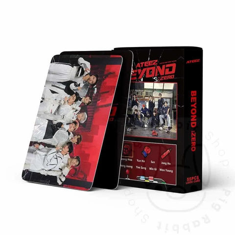 LOMOCARDS 54pcs ATEEZ Rocky Beyond: Zero - Pig Rabbit Shop Kpop store Spain