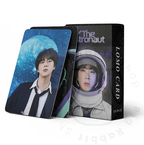 LOMOCARDS 54pcs BTS The astronaut Jin - Pig Rabbit Shop Kpop store Spain