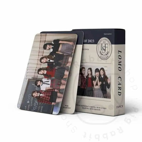 LOMOCARDS 54pcs LE SSERAFIM Season´s Greetings 2023 - Pig Rabbit Shop Kpop store Spain